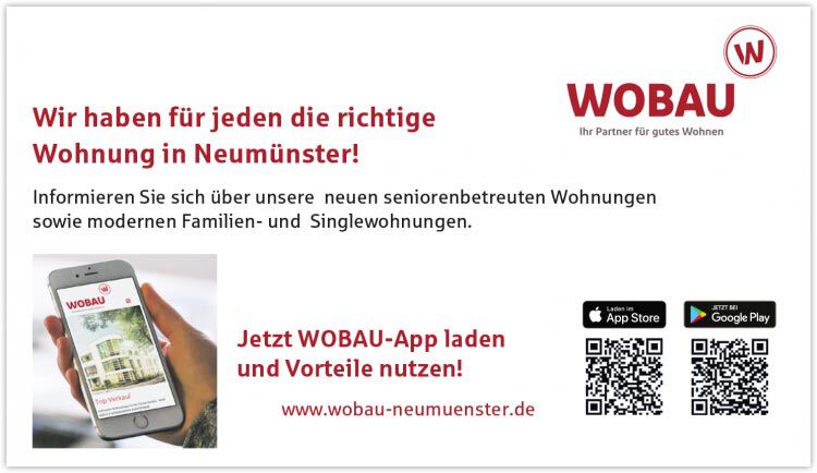 Anzeige Wobau App